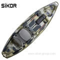 Sikor Single Seat One Person 10ft Fishing Sit On Top Canoe Lldpe Plastic Canoe/kayak plastic kayak